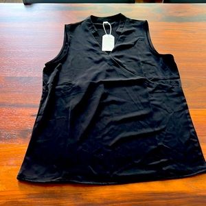 Black tank blouse